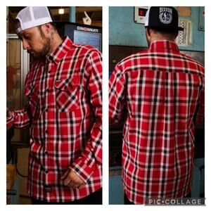 Dixxon Furnace Flame Resistant Flannel Shirt CAT 2 NFPA 2112 Red Plaid 2X Tall